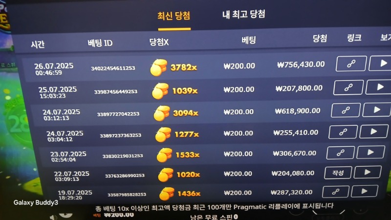 멀린3782배