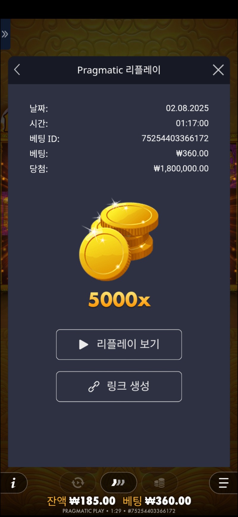 오라이언리본 5000배