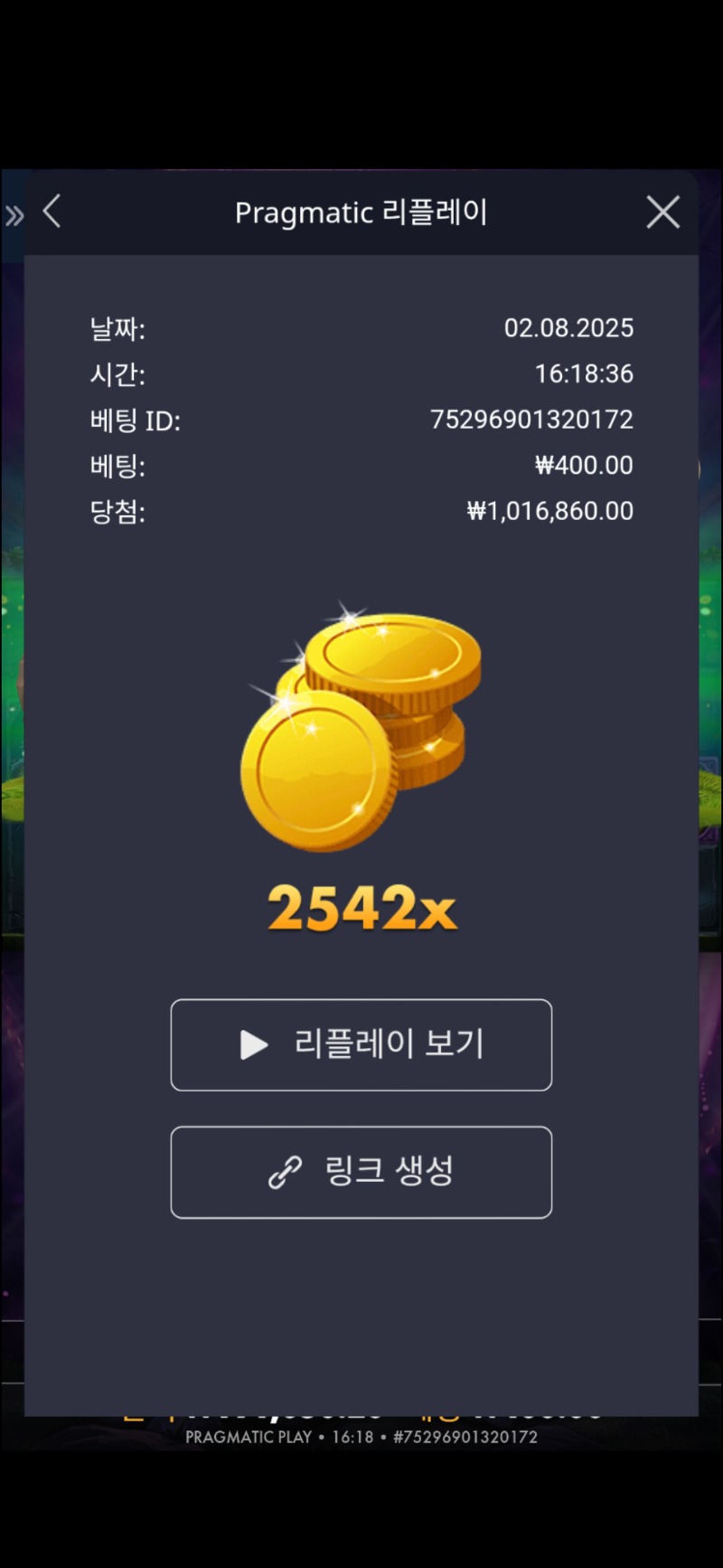 멀린2542배