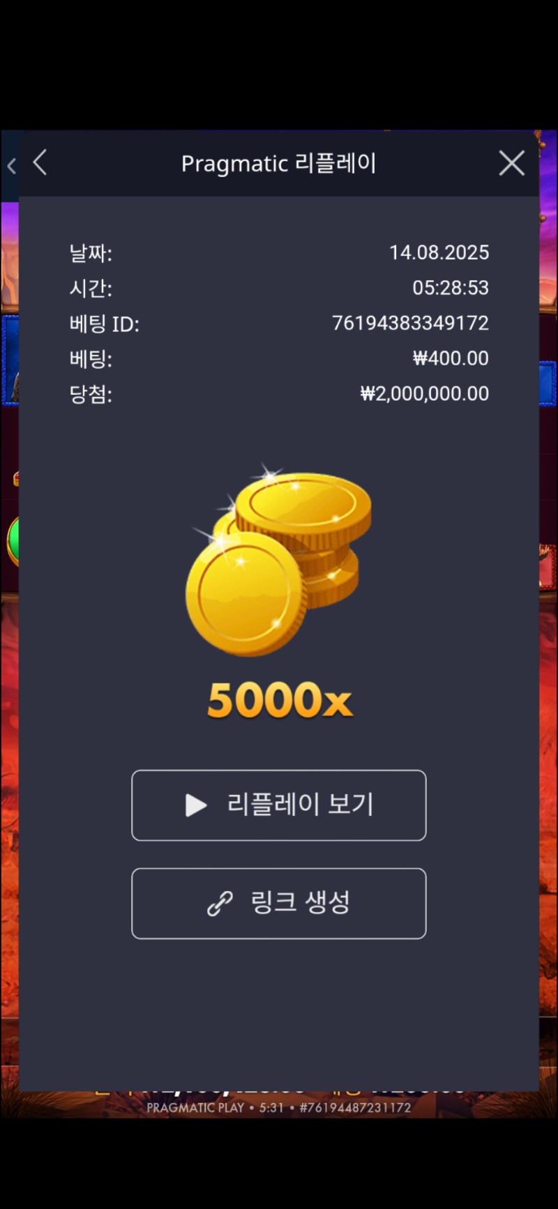버메가 5000배 맥스 ~!!