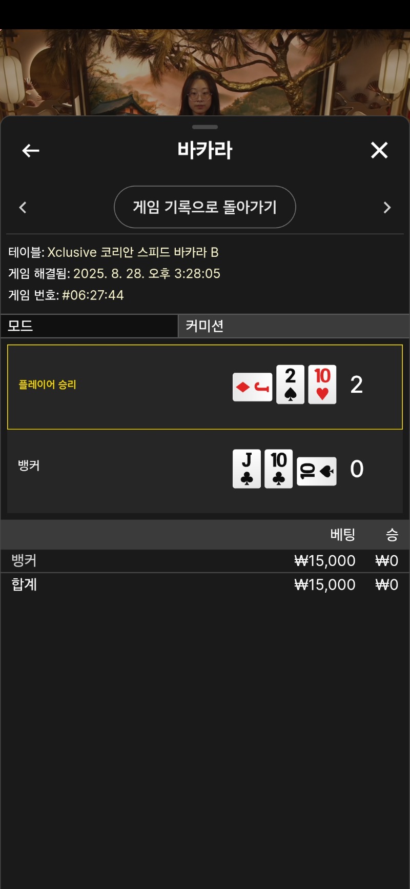 바카라2패