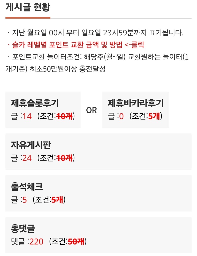 조건은성공인데 포인트가없네요ㅜㅜ