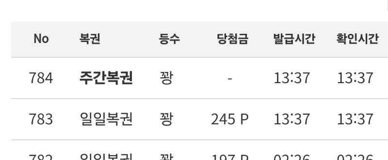 간만에 쌍복인데..
