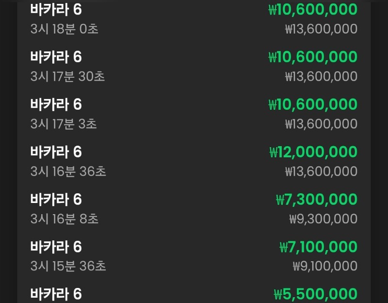8월 마지막날까지 잘 마무리 되네요~7연승