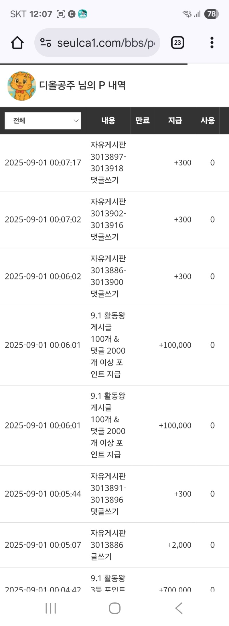 활동왕 3등ㅅㅅ