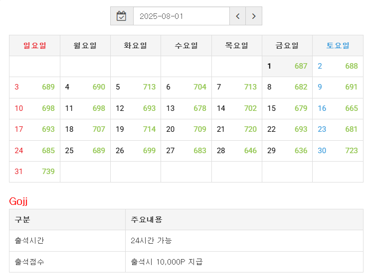 8월만근신청해요(미국에서 시차 맞춰서 만근하기는 쉽지가 않아요)