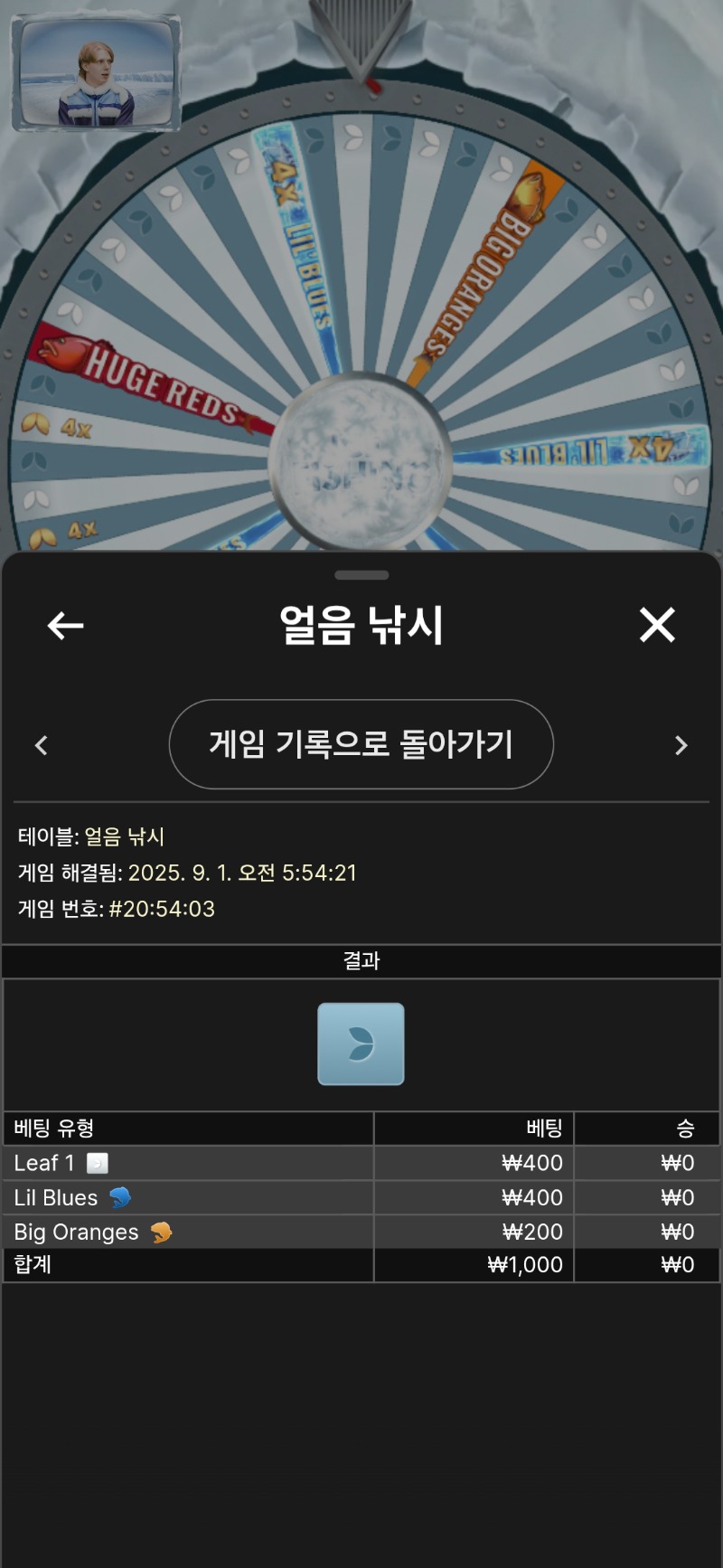 얼음낚시 2패
