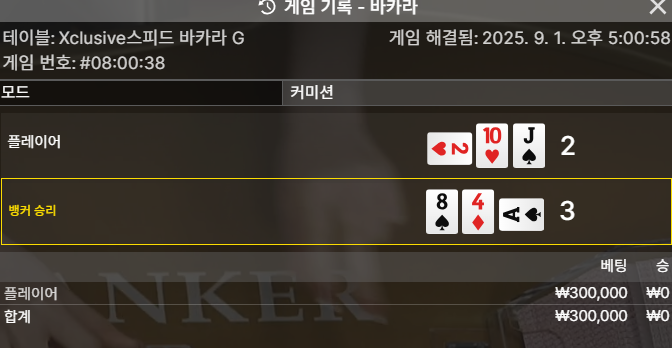 바카라 패 3