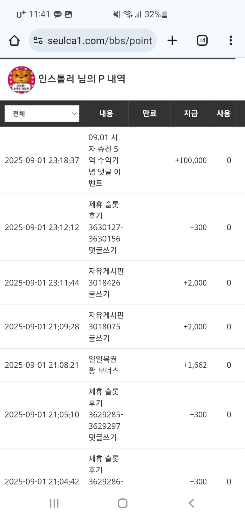 사자수익 슬포