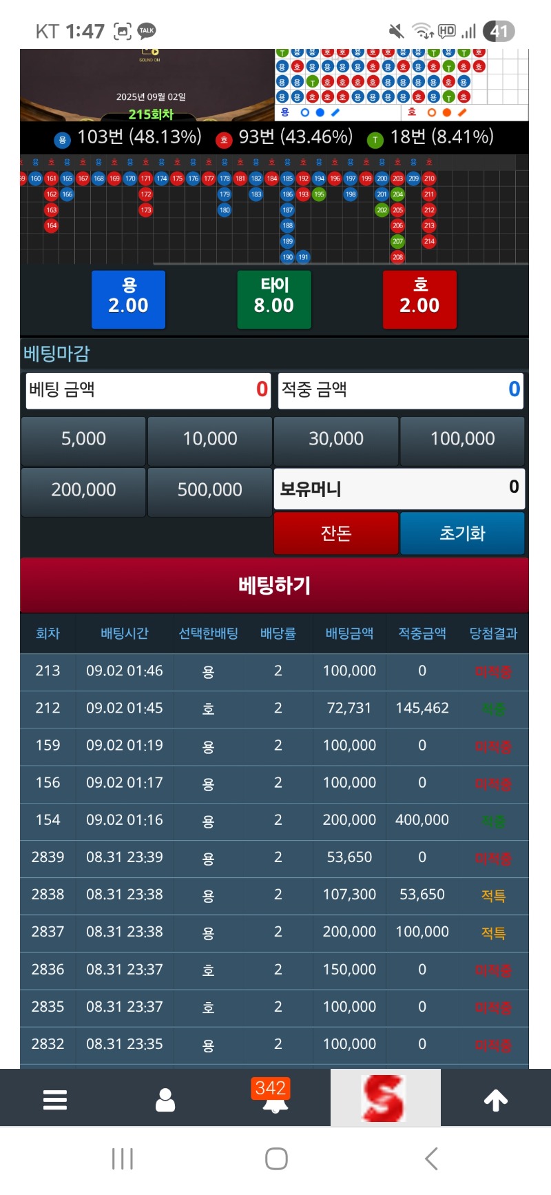 슬카라 미친듯 드릅게 안맞네 안해 띱