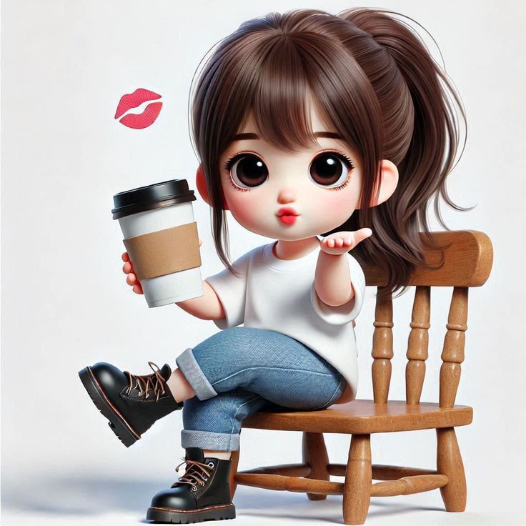 출첵커피~~