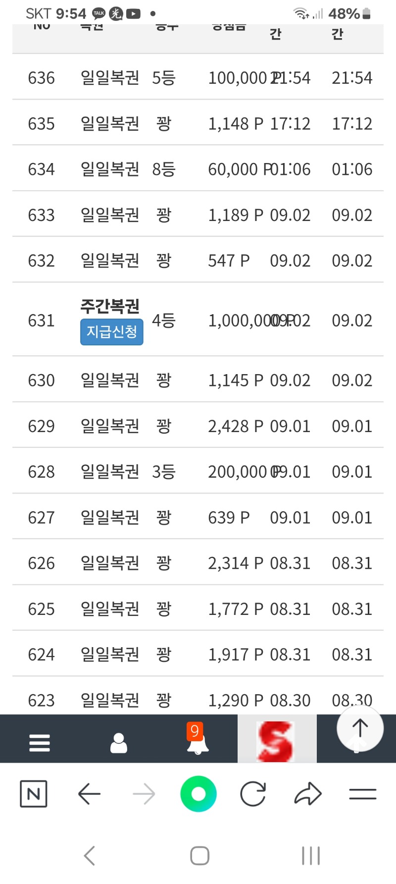 일복또당첨