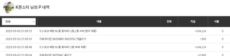 최배비 1,2등 적중 더블샷!!!