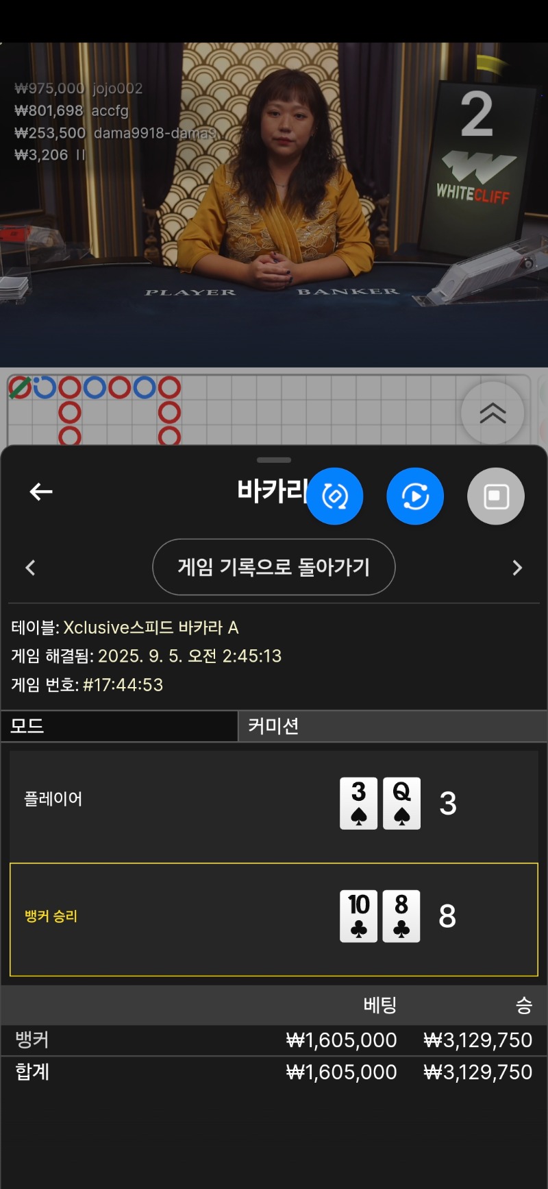 바카라2승