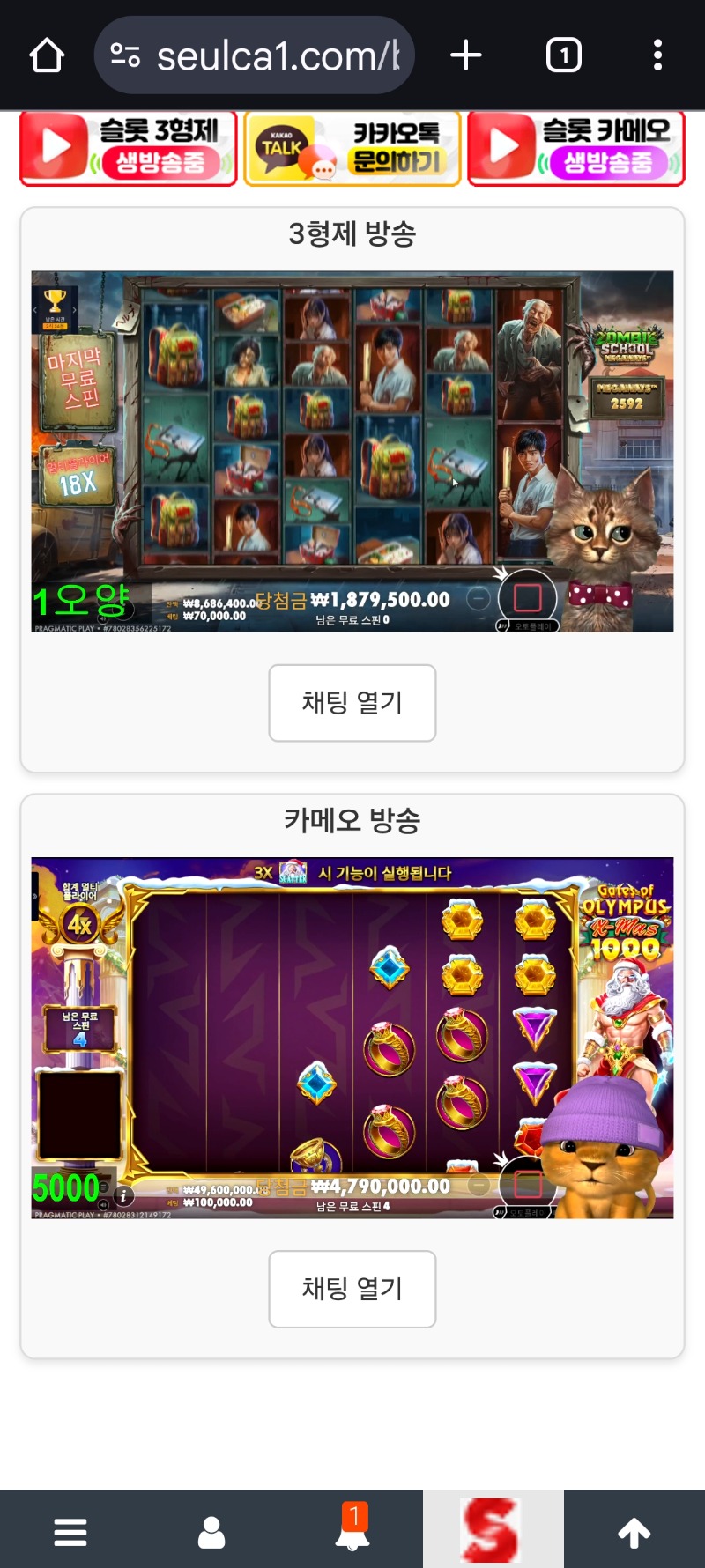 동시시청인증