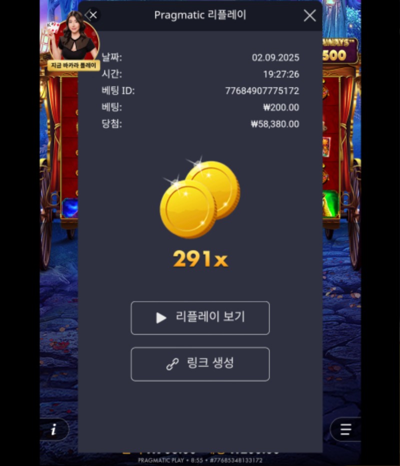 마담 291배