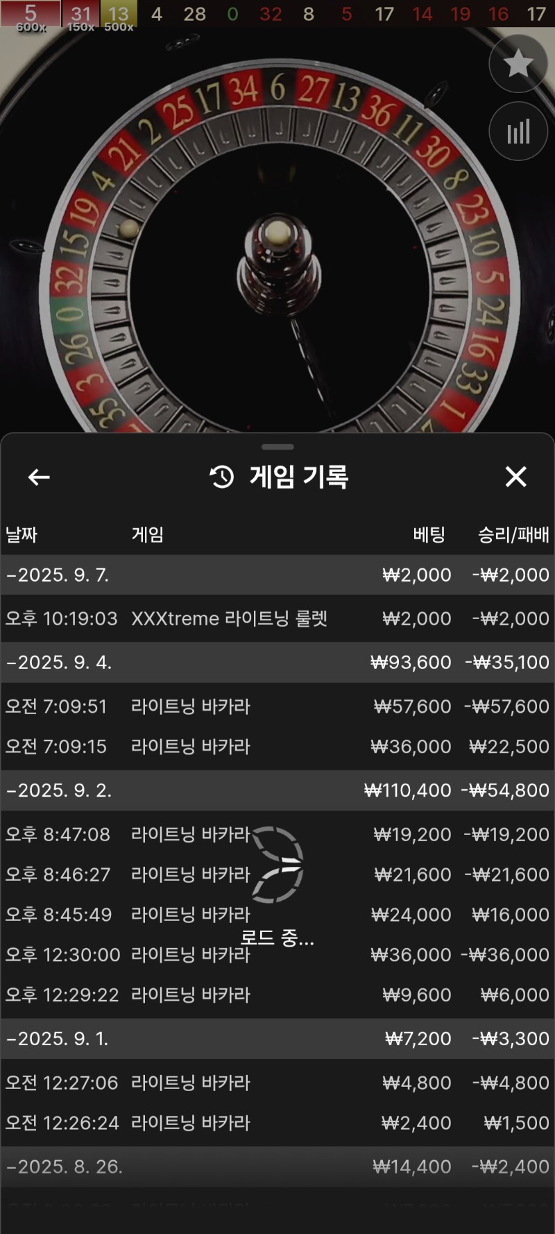 룰렛소액패