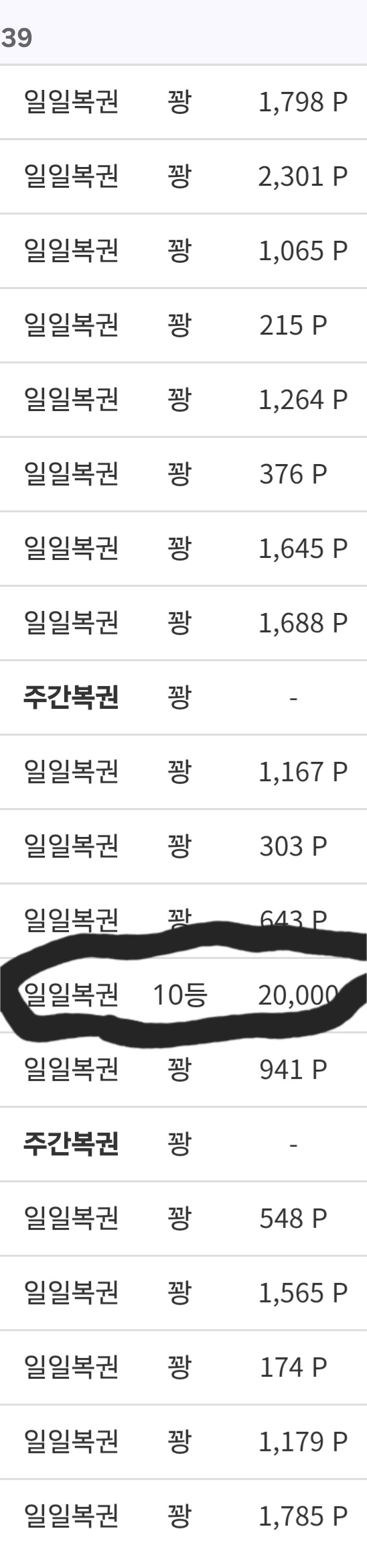 꽝복권 70개 다가다가..퉤ㅋㅋㅋㅋㅋ