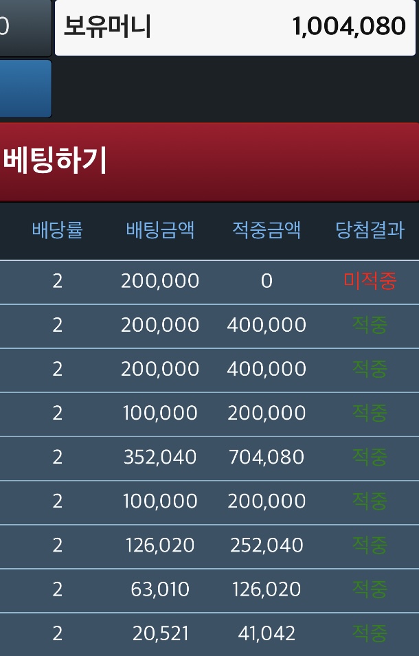 2만포로 : 오랜만에 : 연타