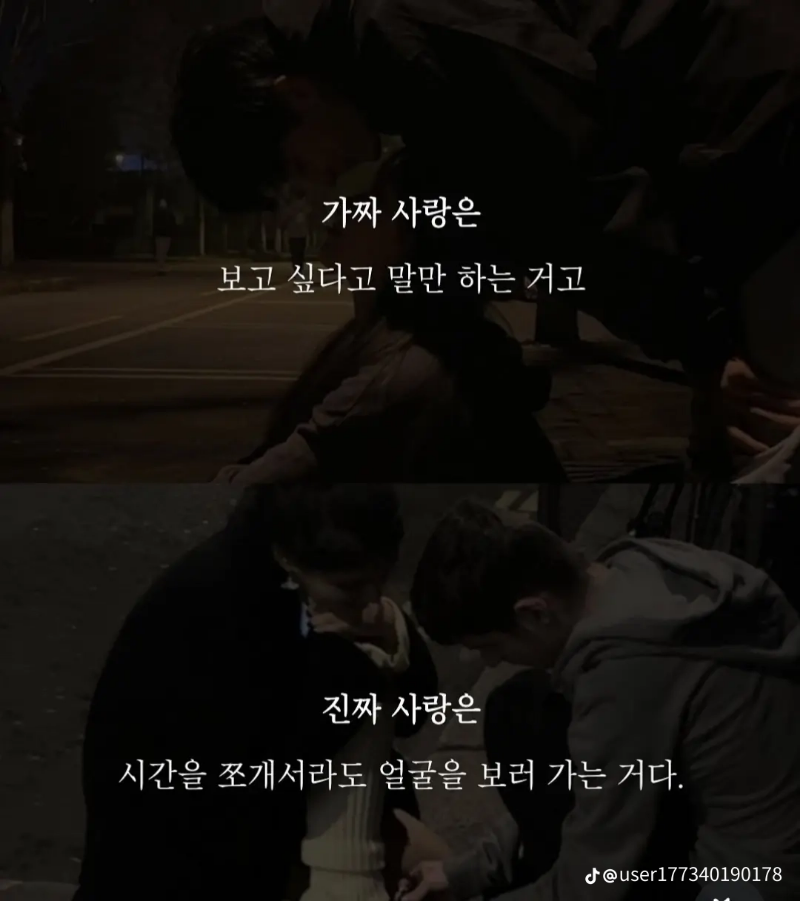 굿몽~가짜사랑과 진짜사랑?  차이점?
