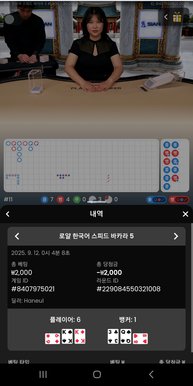 시안 프라그 바카라 짤짤이 마틴패