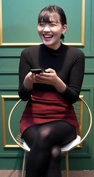 치마가 짧다고 지적하는 댓글