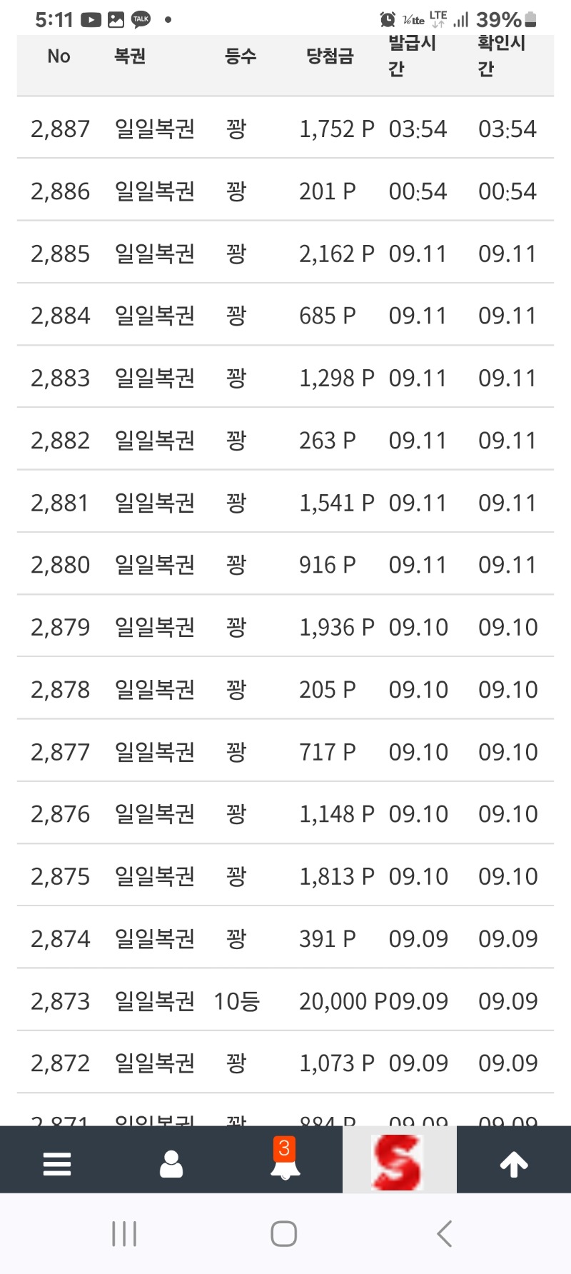 복권방에서 복권을 긁어도~~