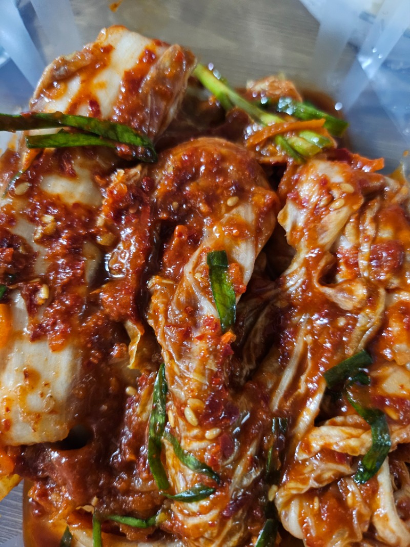 겉절이~~맛나네