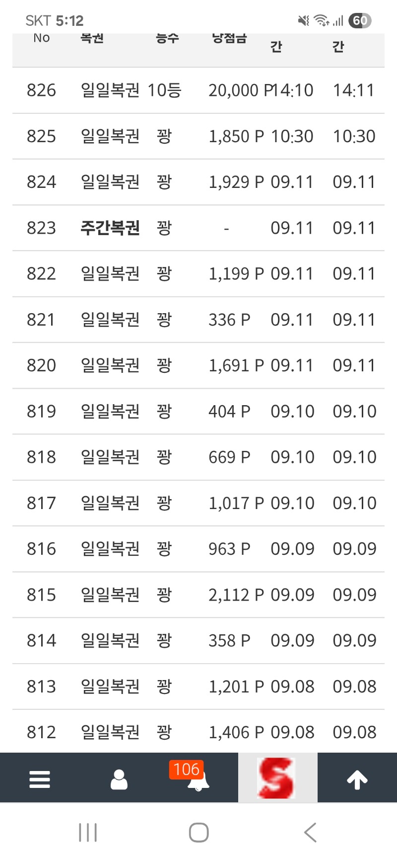 복권 넘 안준다고