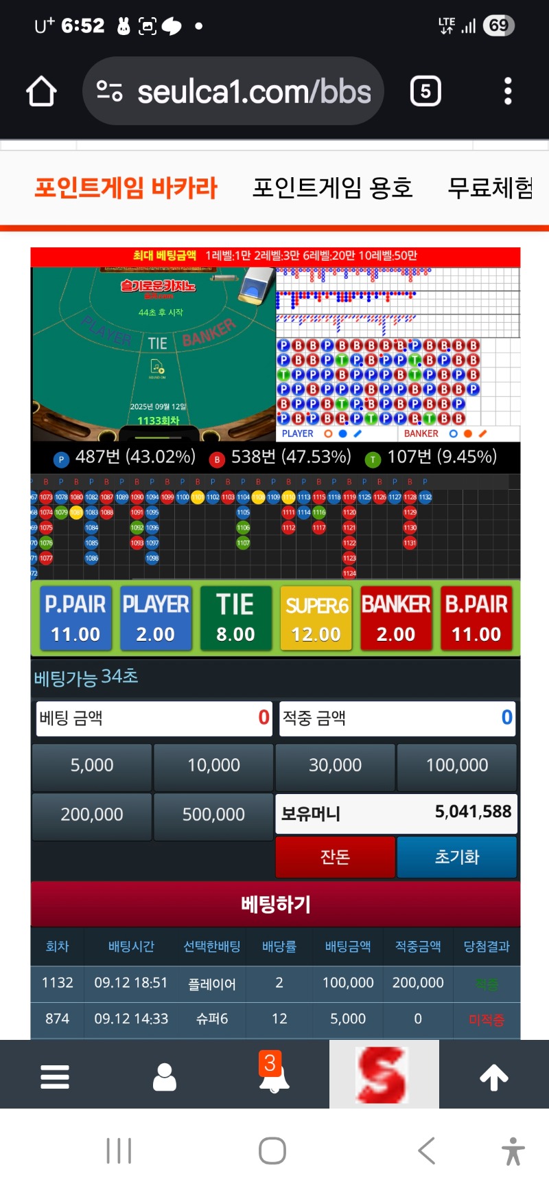 포인트 500만 달성 ㅅㅅㅅ