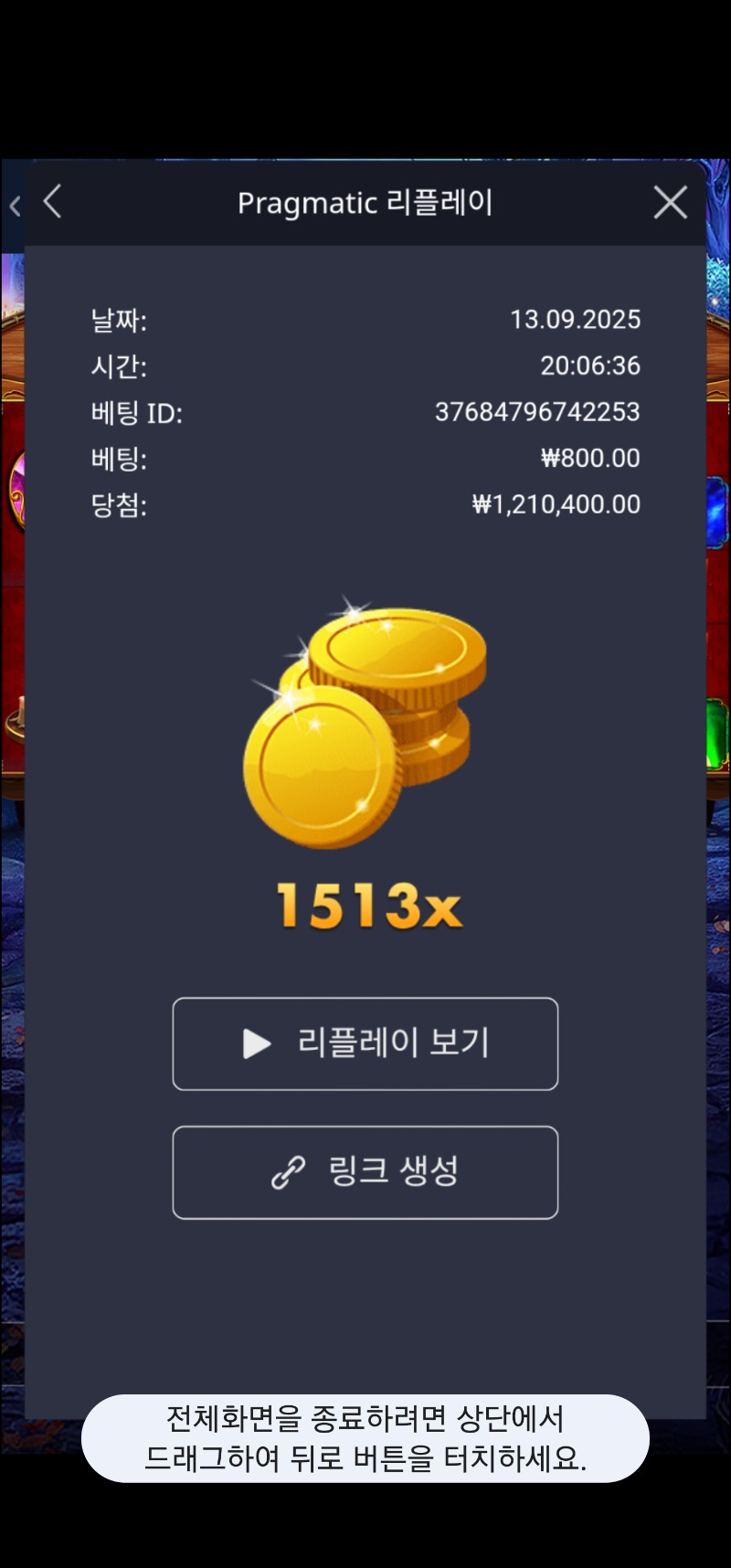 마담 1513배 붱이한판!
