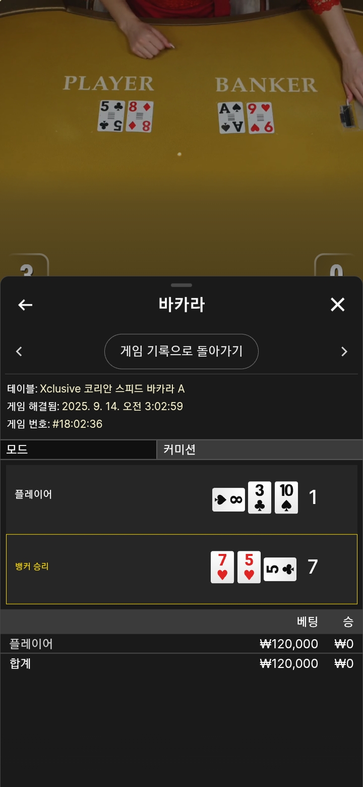 바카라 1패