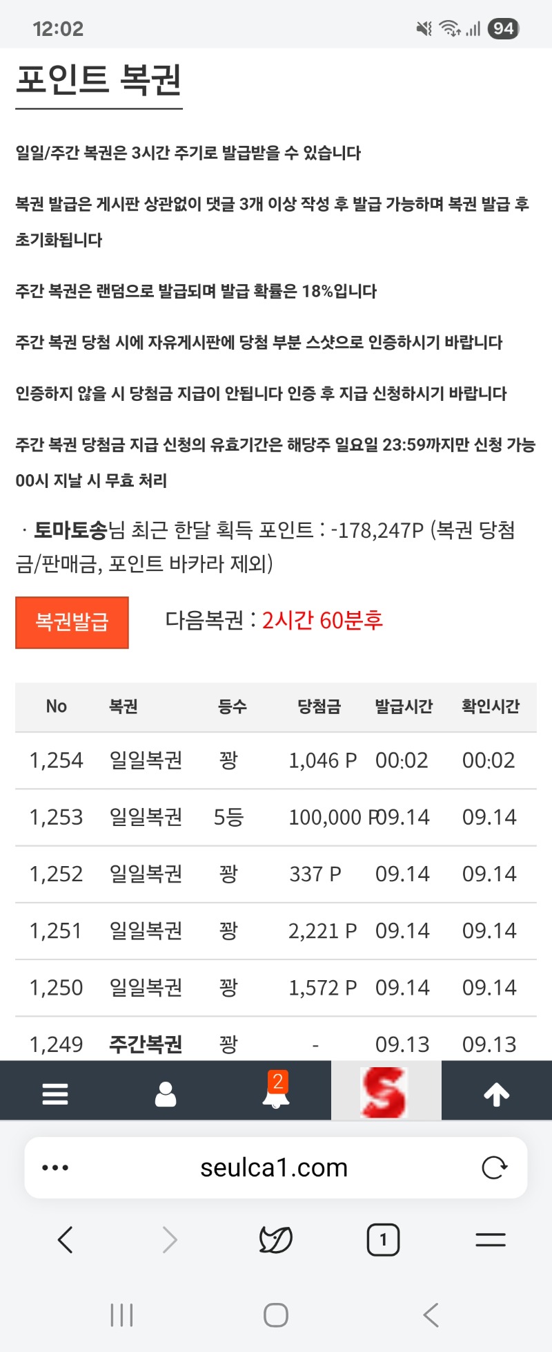 조금 늦었지만ㅜ 일복5등 감사해요
