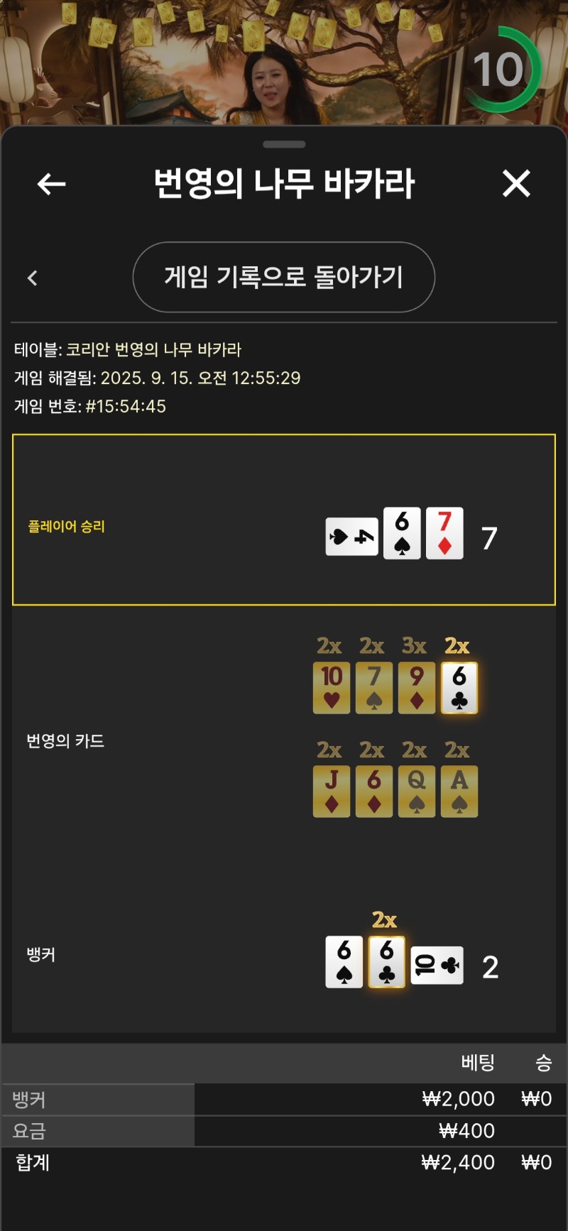 루징금 번영