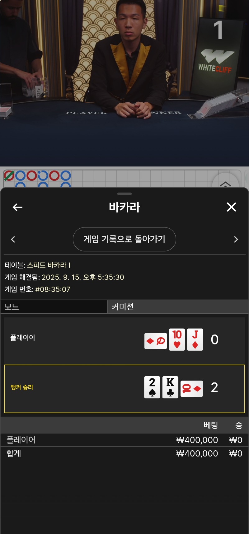 박아라 2패