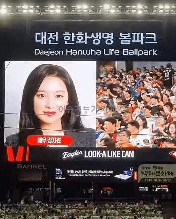 김지원 닮은 한화 팬