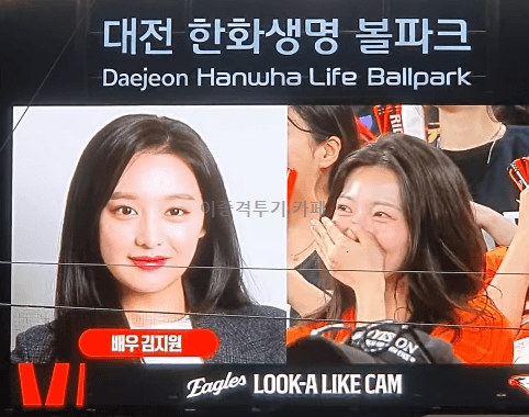 김지원 닮은 한화 팬