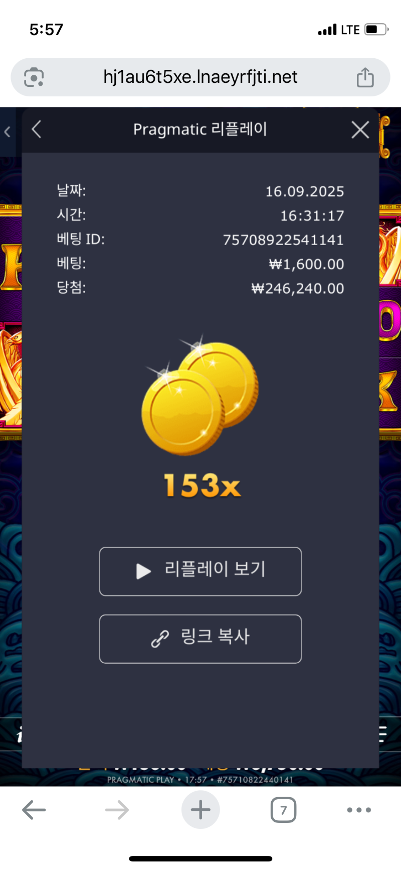 오라메 153배