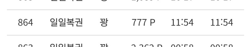 럭키포인트!!!ㅋㅋ