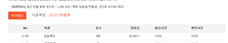 일복 8등