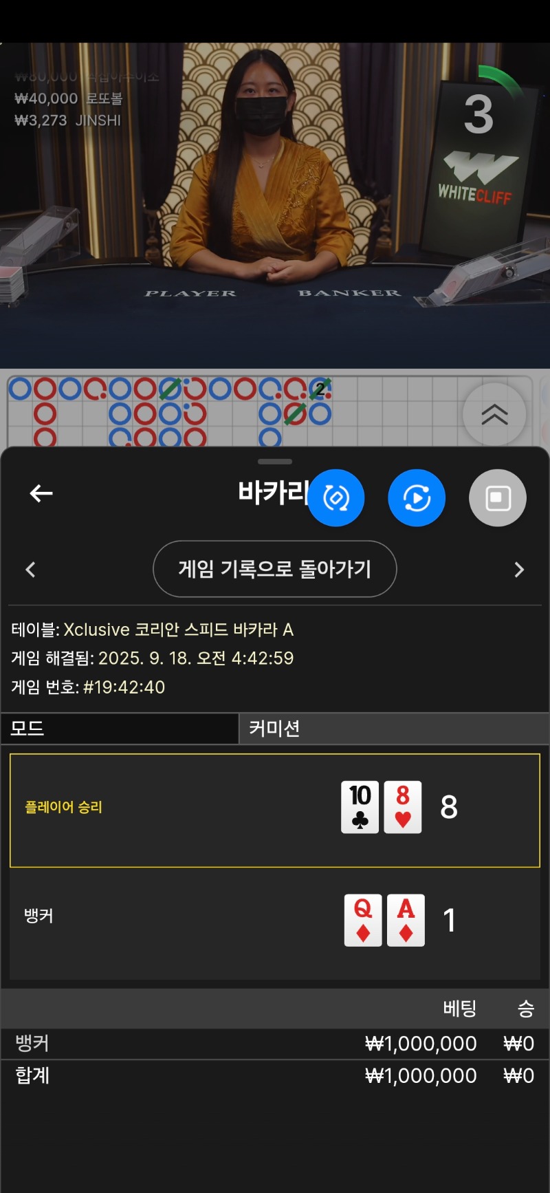 바카라2패