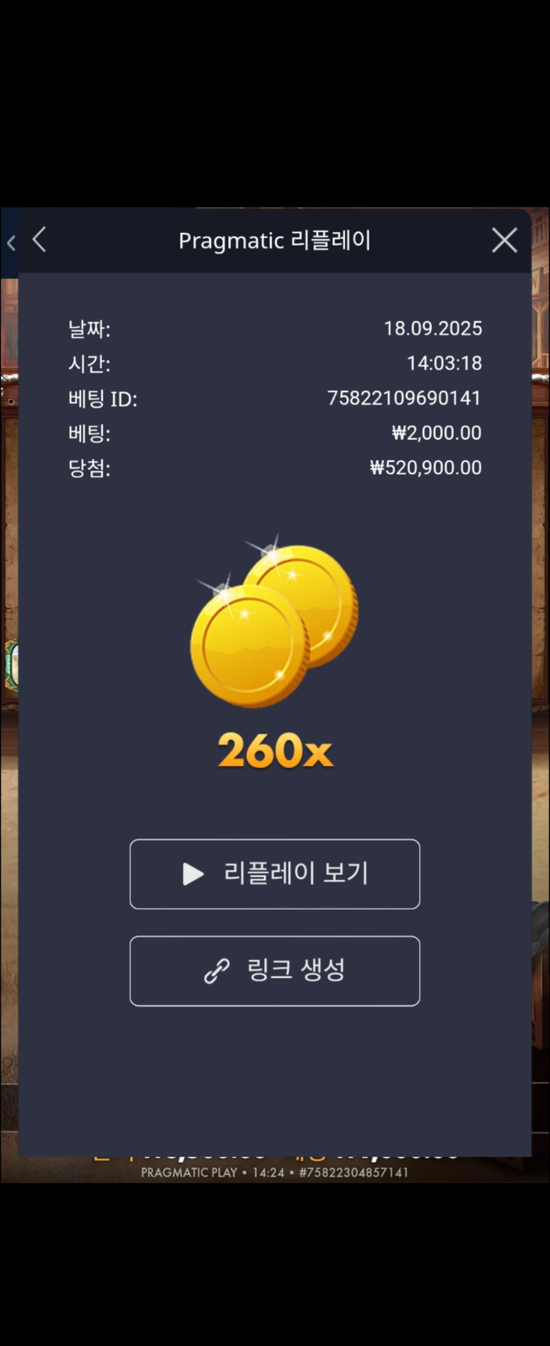 와웨골 260배