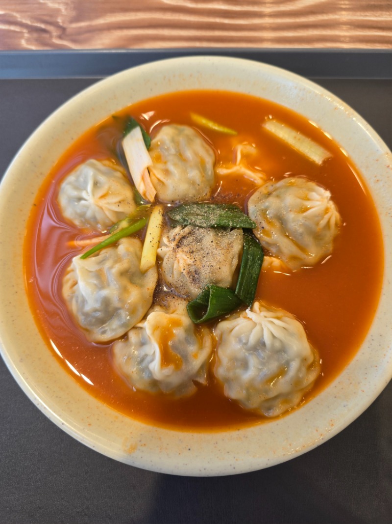 국물만두떡볶이