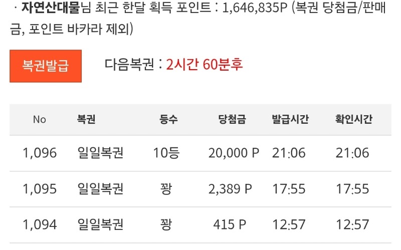 일복10등