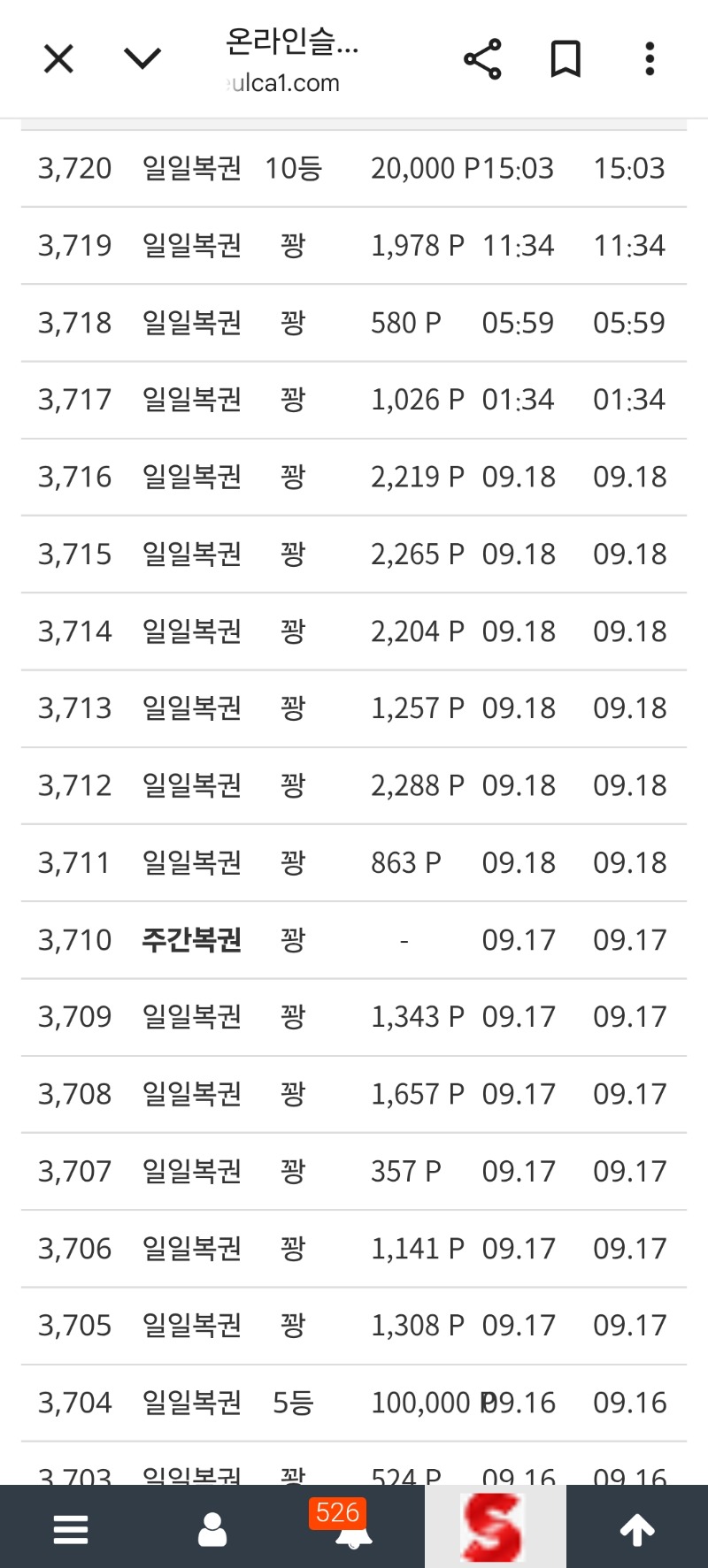 일복10등