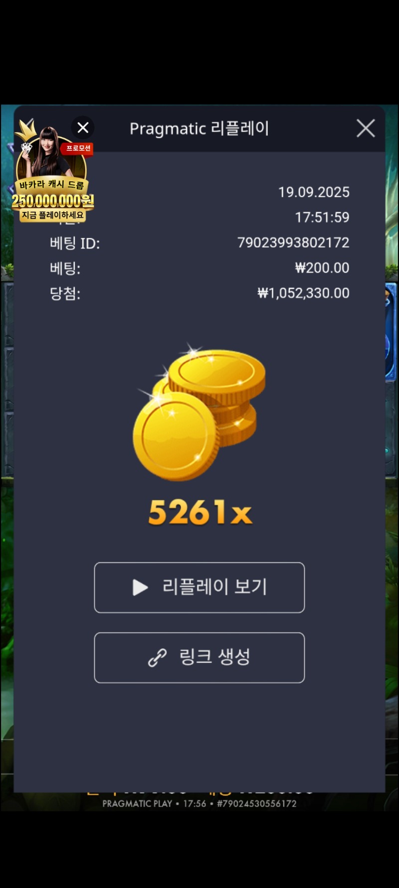 멀린5261배