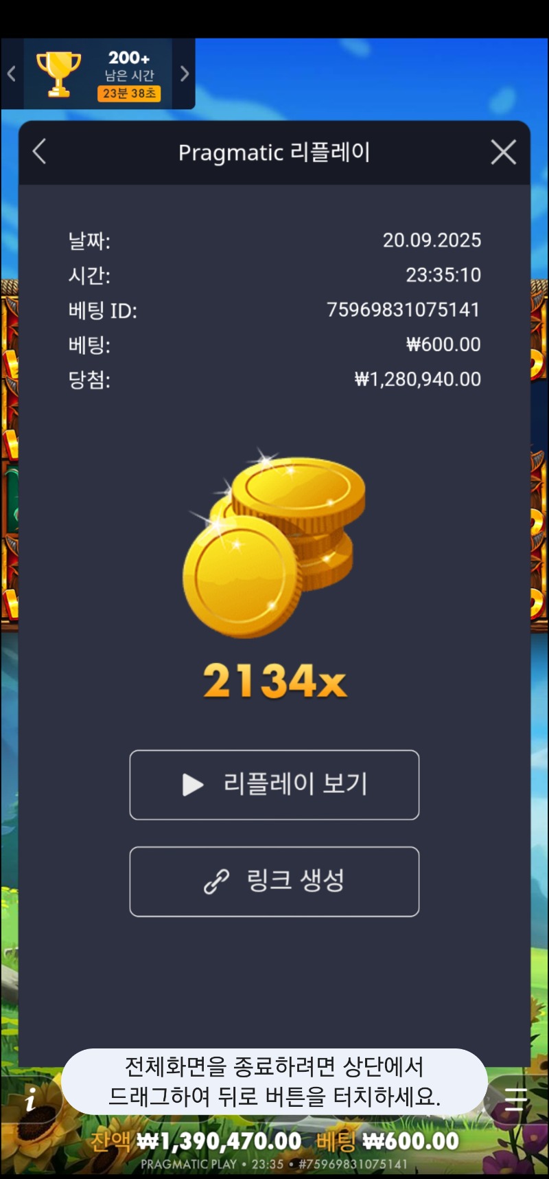 바이슨 2134배
