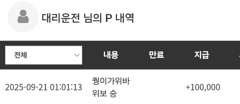 새벽~  퀑이의 가위바위보 이벤트♡
