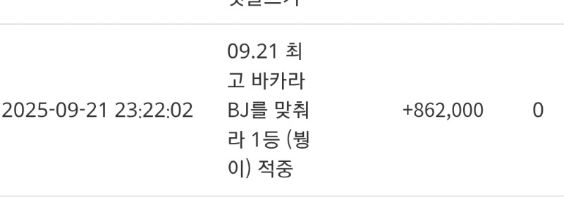 최바비적중!!