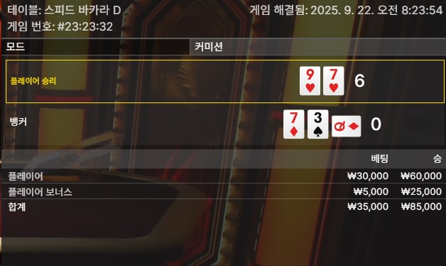 바카라 승1